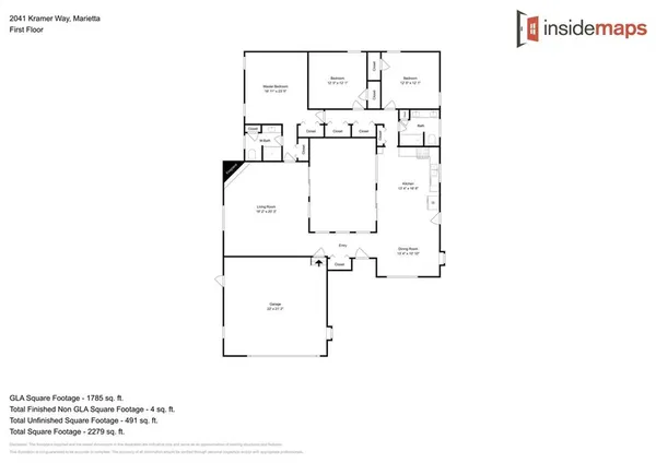 $2,250 | 2041 Kramer Way, Marietta, GA 30062