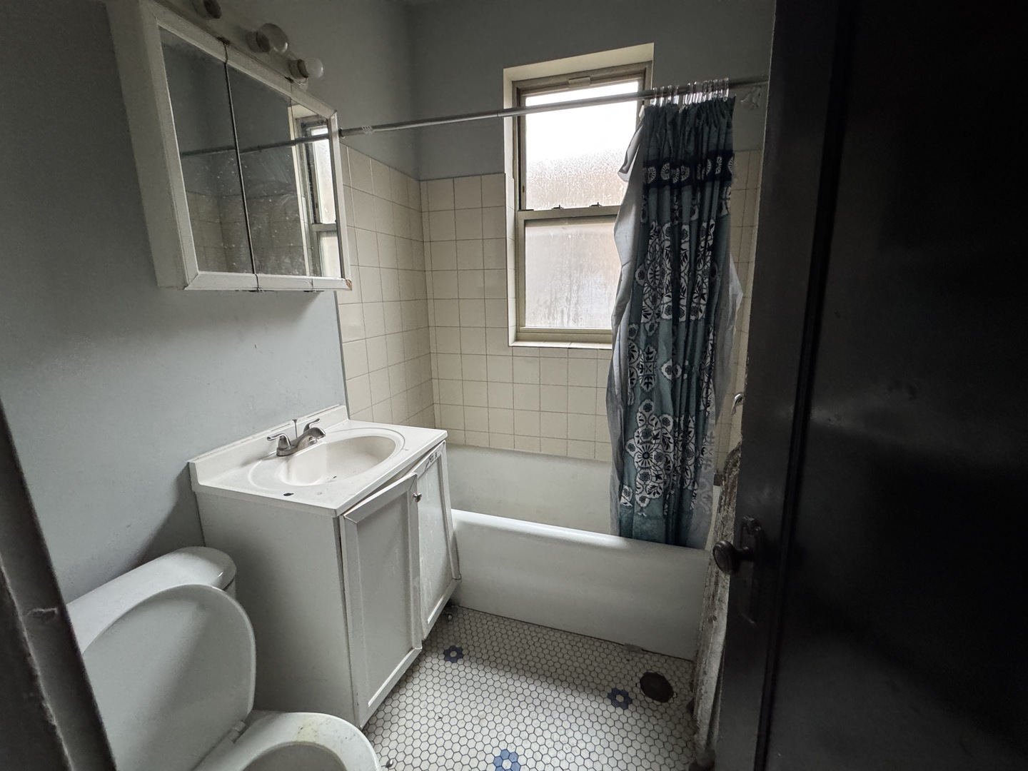 605 East 80th Street Chicago, IL 60619 - Photo 11 of 13 a bathroom with a sink toilet and shower