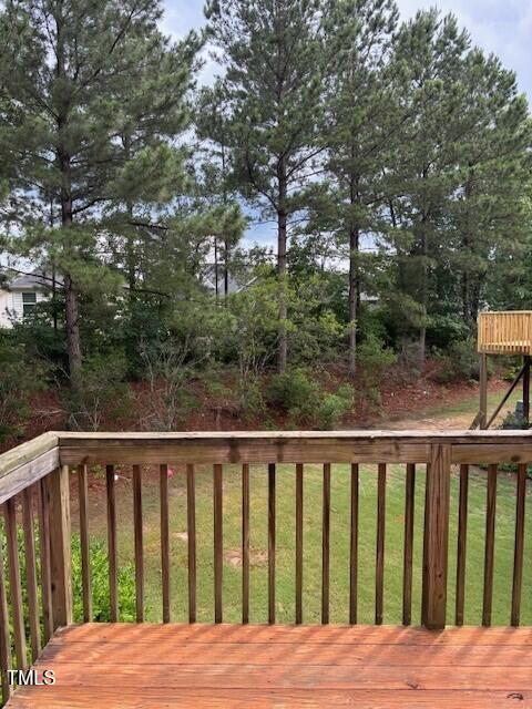 200 Presenteer Trail Apex, NC 27539 - Photo 16 of 17 a view of wooden deck and patio