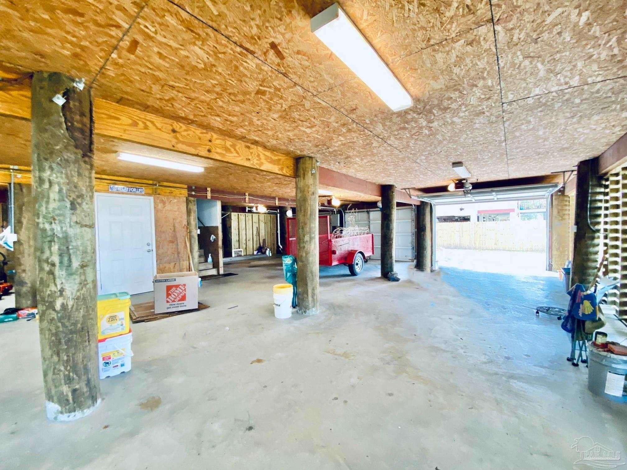 1131 Pearson Road Milton, FL 32583 - Photo 30 of 33 Garage has 3 bays, fits full size trucks