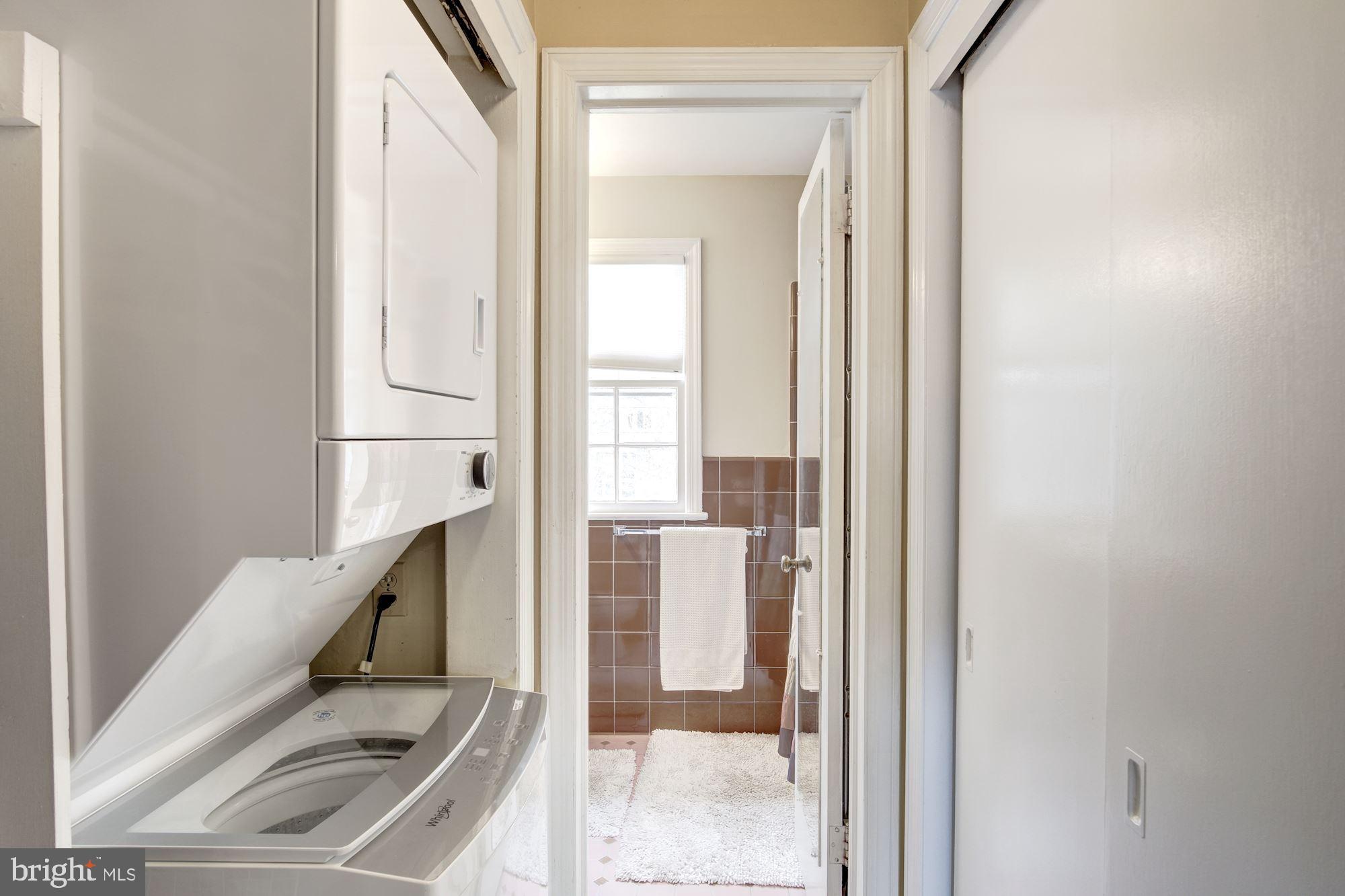 2833 29th Place Northwest Washington, DC 20008 - Photo 23 of 42 Upstairs Laundry