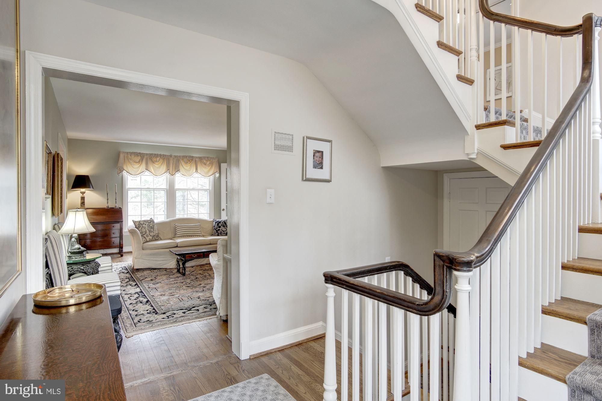 2833 29th Place Northwest Washington, DC 20008 - Photo 7 of 42 View to Living Room and Easy Access to Garage