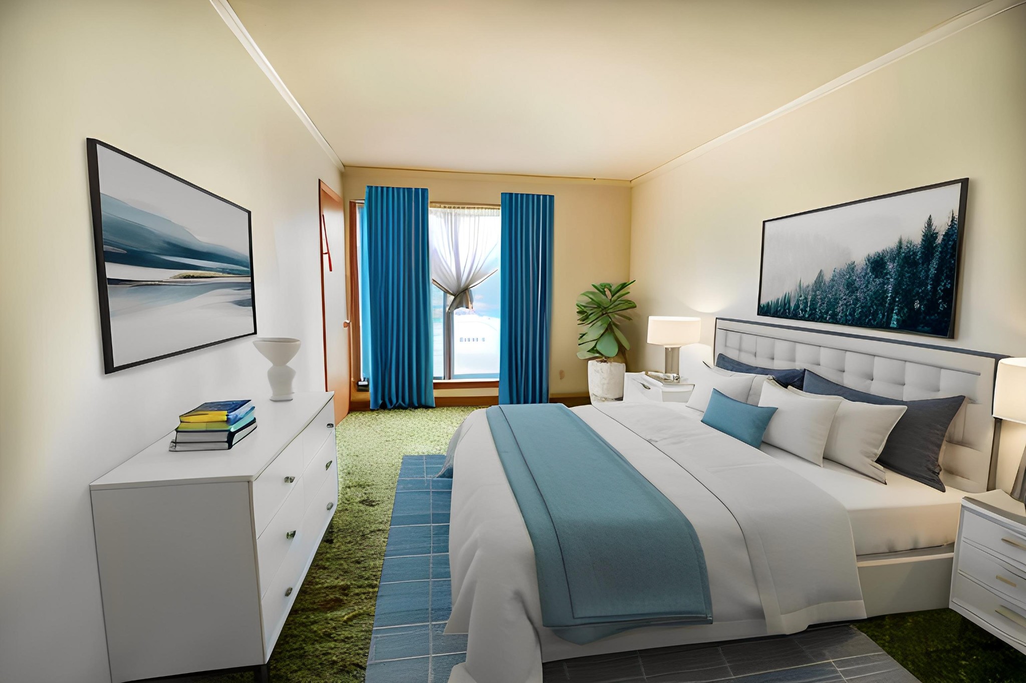 533 Best Street Ripley, TN 38063 - Photo 12 of 27 a bedroom with a bed and a painting on the wall