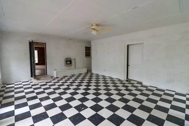 a black and white checkered floor with a black white checkered floor