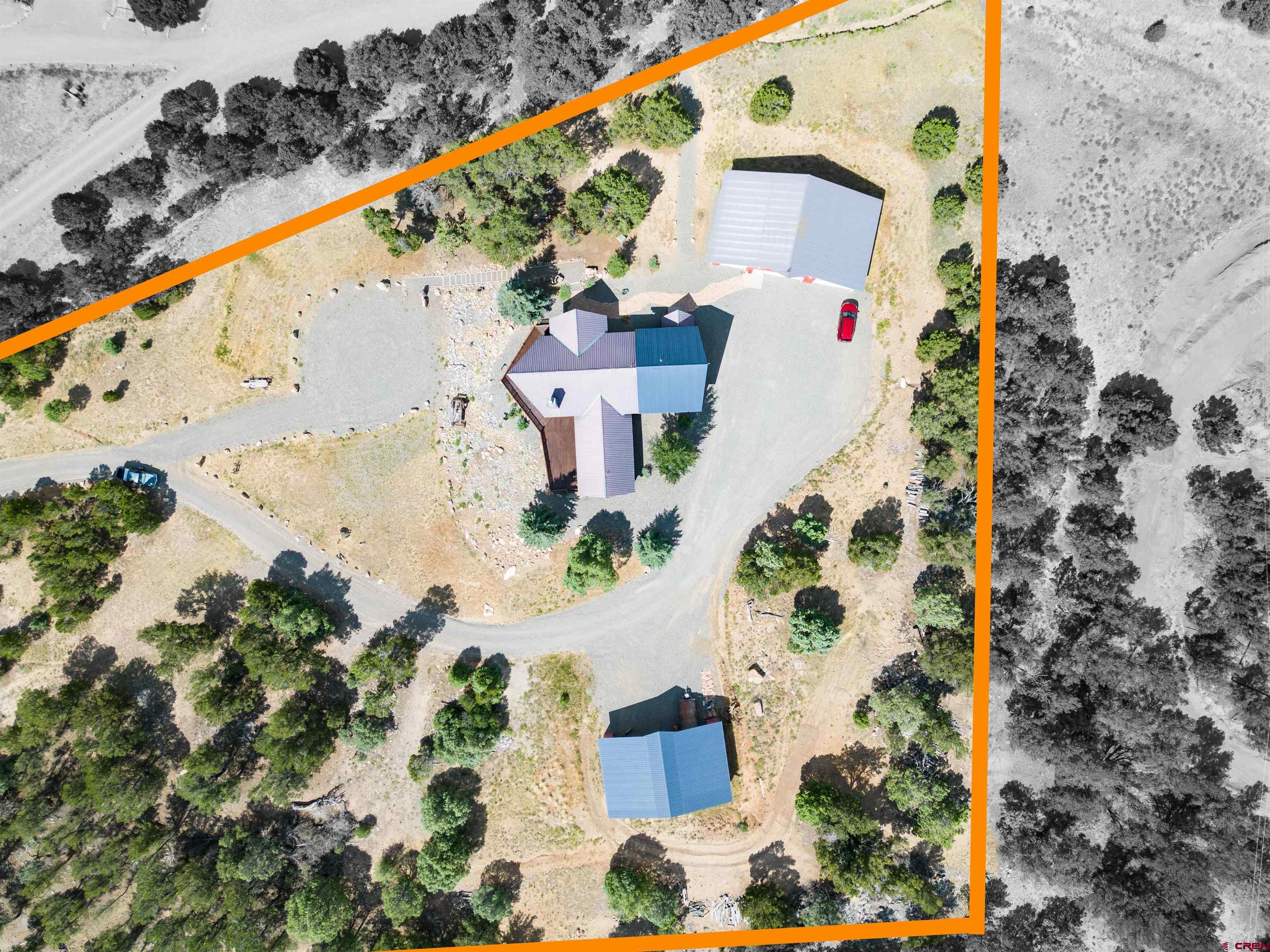 212 Pleasant Drive Ridgway, CO 81432 - Photo 33 of 35 an aerial view of a house