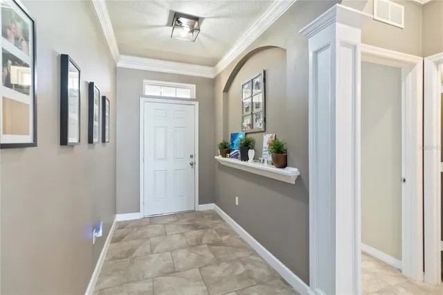 a kitchen with lots of counter top space