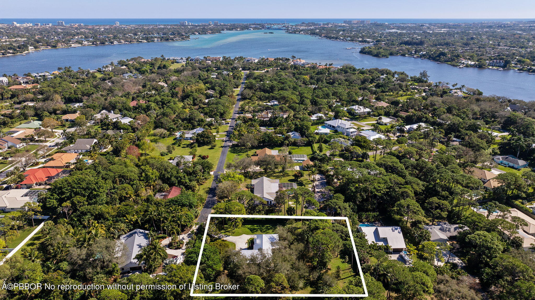 5608 Old Fort Jupiter Road Jupiter, FL 33458 - Photo 57 of 59 an aerial view of multiple house