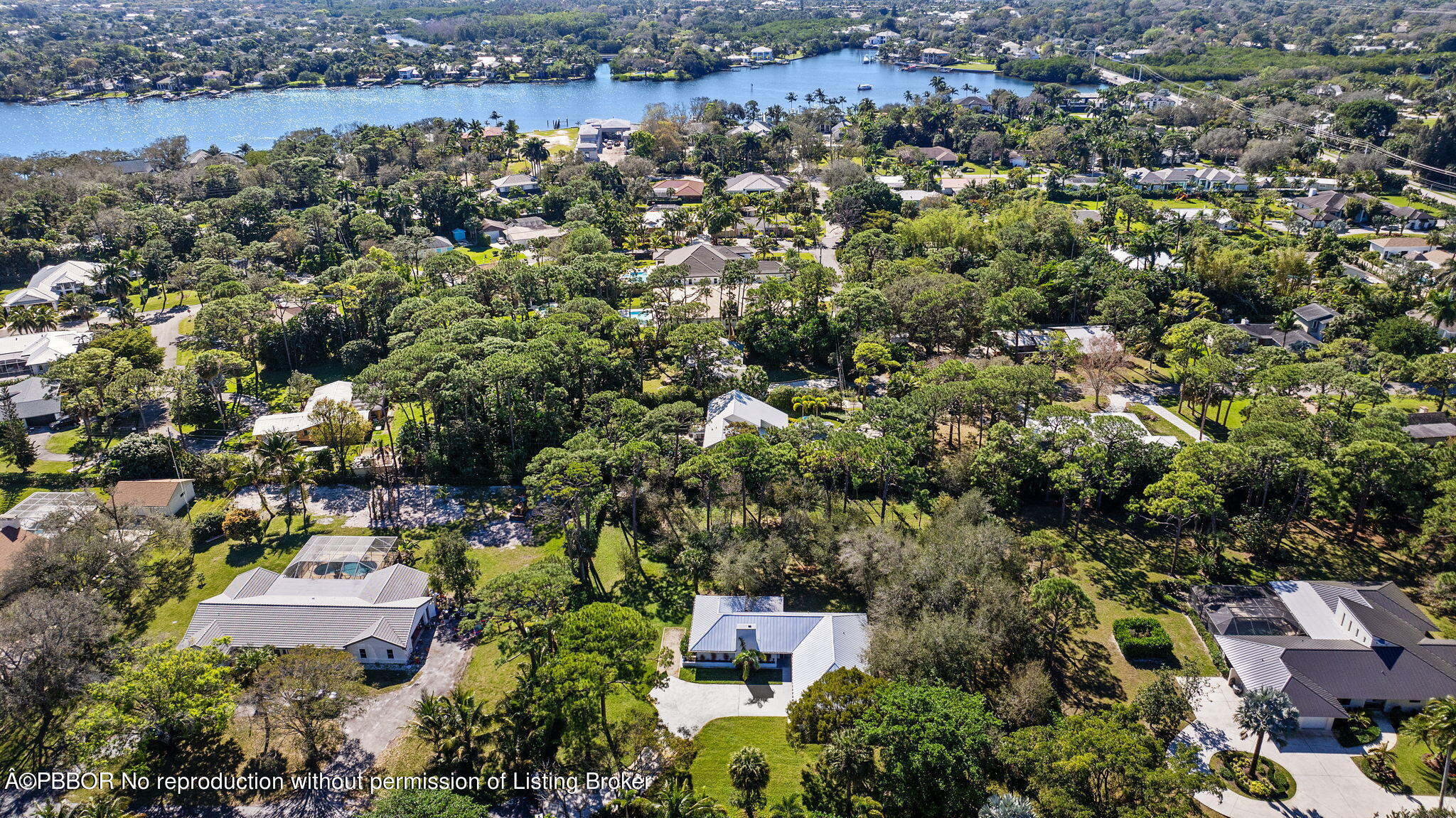 5608 Old Fort Jupiter Road Jupiter, FL 33458 - Photo 58 of 59 an aerial view of residential building with green space