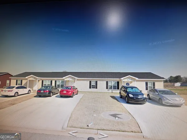 a car parked in front of building