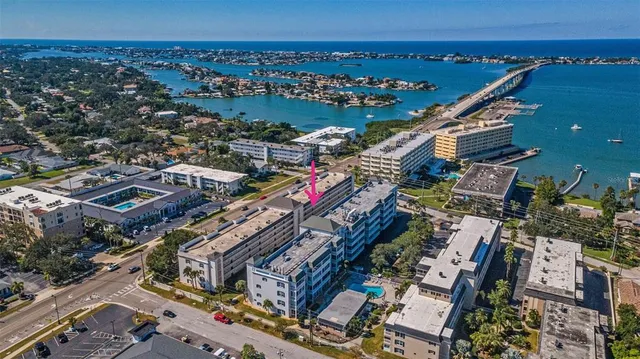 a view of a city with tall buildings