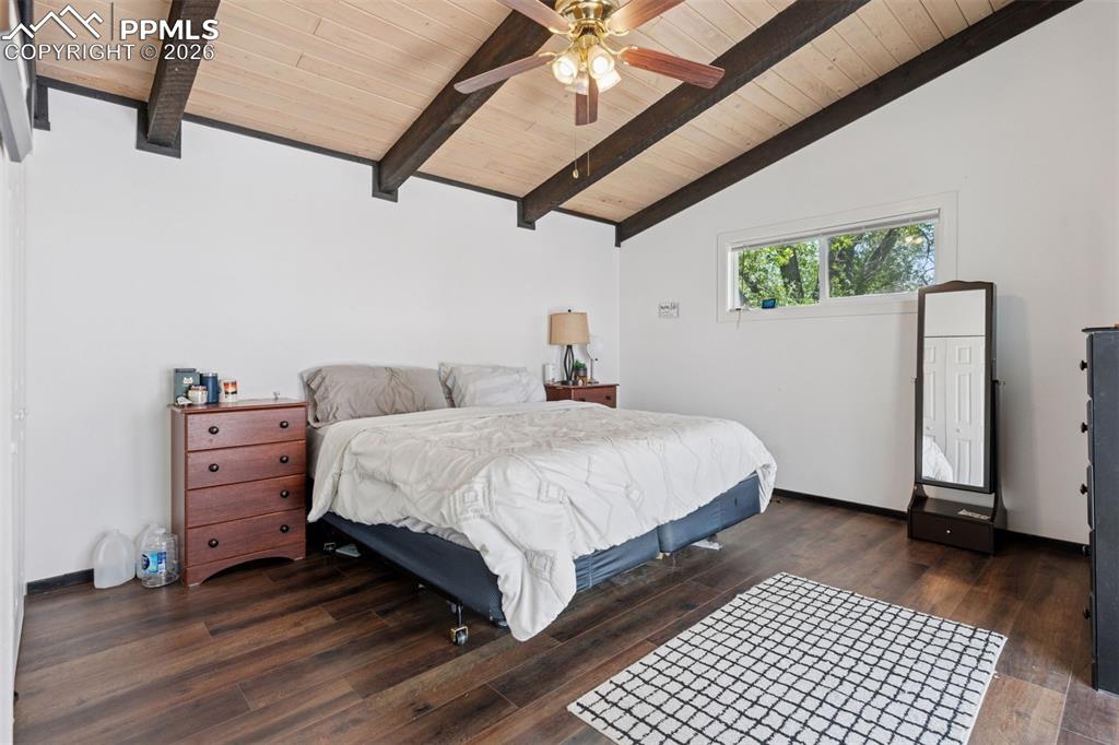 16880-1688 Old Pueblo Road Fountain, CO 80817 - Photo 15 of 47 Also w/vaulted wood ceiling & exposed beams