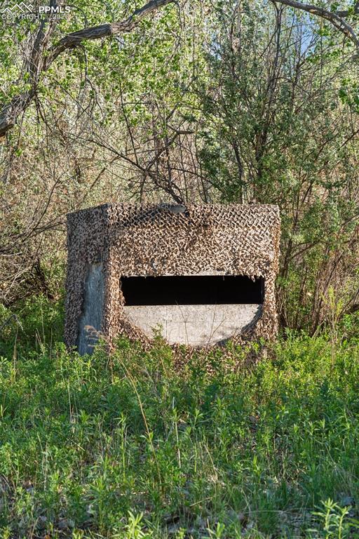 16880-1688 Old Pueblo Road Fountain, CO 80817 - Photo 47 of 47 Small ground blind tucked within the cottonwood grove—ideal for wildlife observation or seasonal hunting
