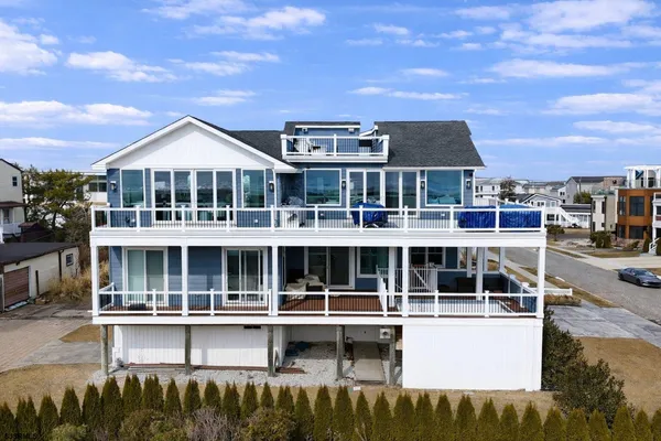 a view of a roof deck