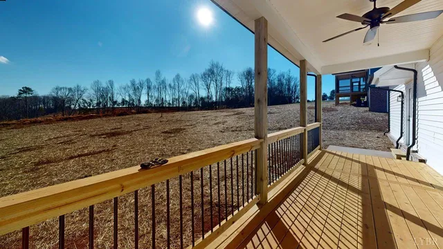 a view of balcony with couch