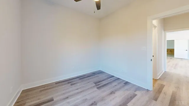 wooden floor in an empty room