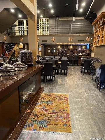a kitchen with lots of counter top space