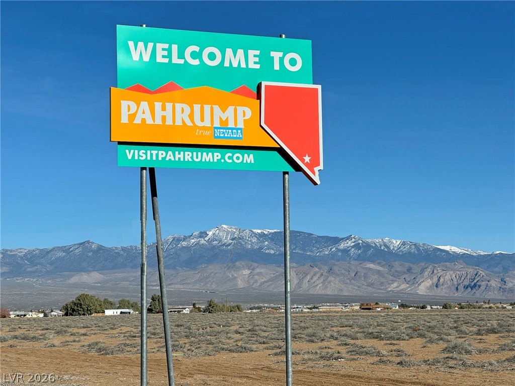 5610 Tecopa Street Pahrump, NV 89060 - Photo 38 of 38 Welcome sign Pahrump