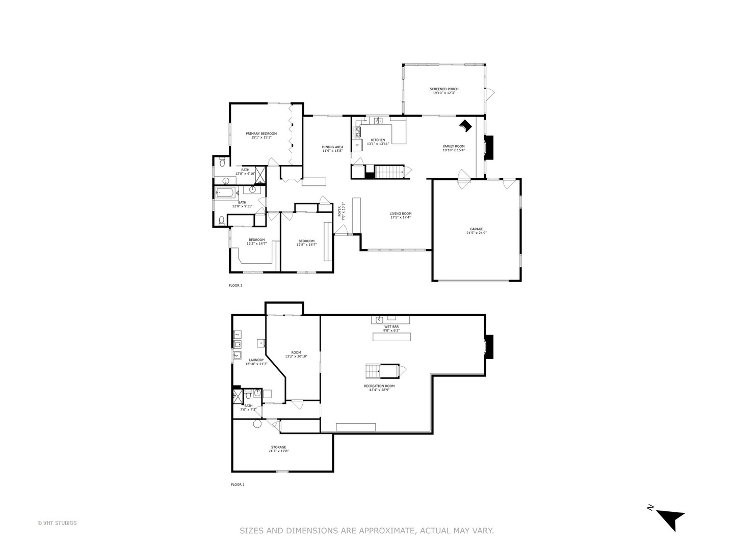 855 Beverly Place Lake Forest, IL 60045 - Photo 19 of 21 a picture of floor plan