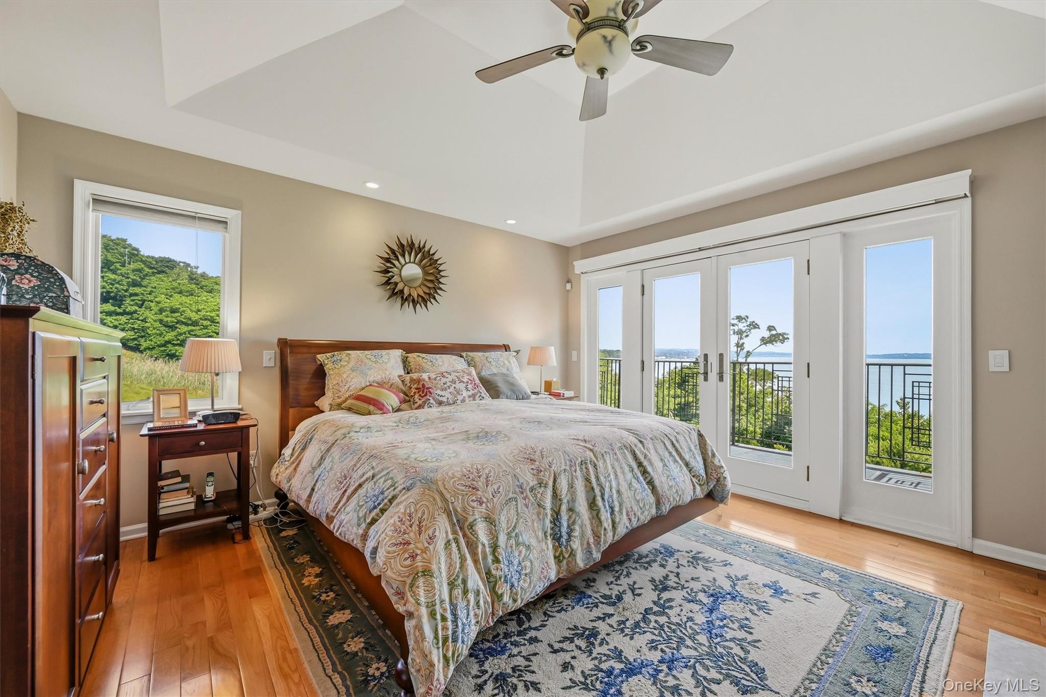 2 Half Moon Ridge Cornwall-on-Hudson, NY 12520 - Photo 24 of 50 Primary Bedroom with Fireplace, Balcony, Walk-in Closet & Renovated Bath