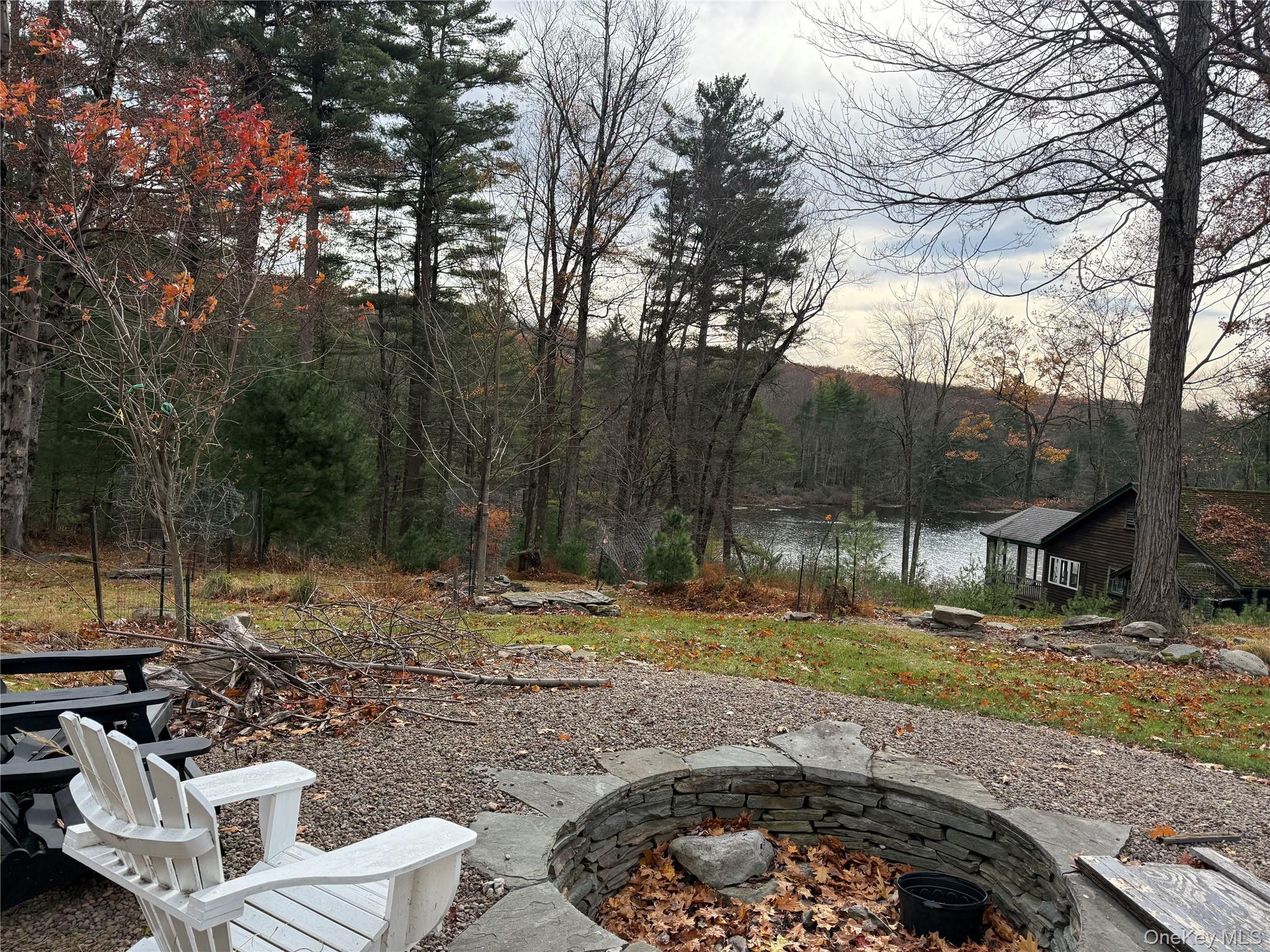 57 Inn Road Forestburgh, NY 12777 - Photo 44 of 49 fire pit overlooking the lake