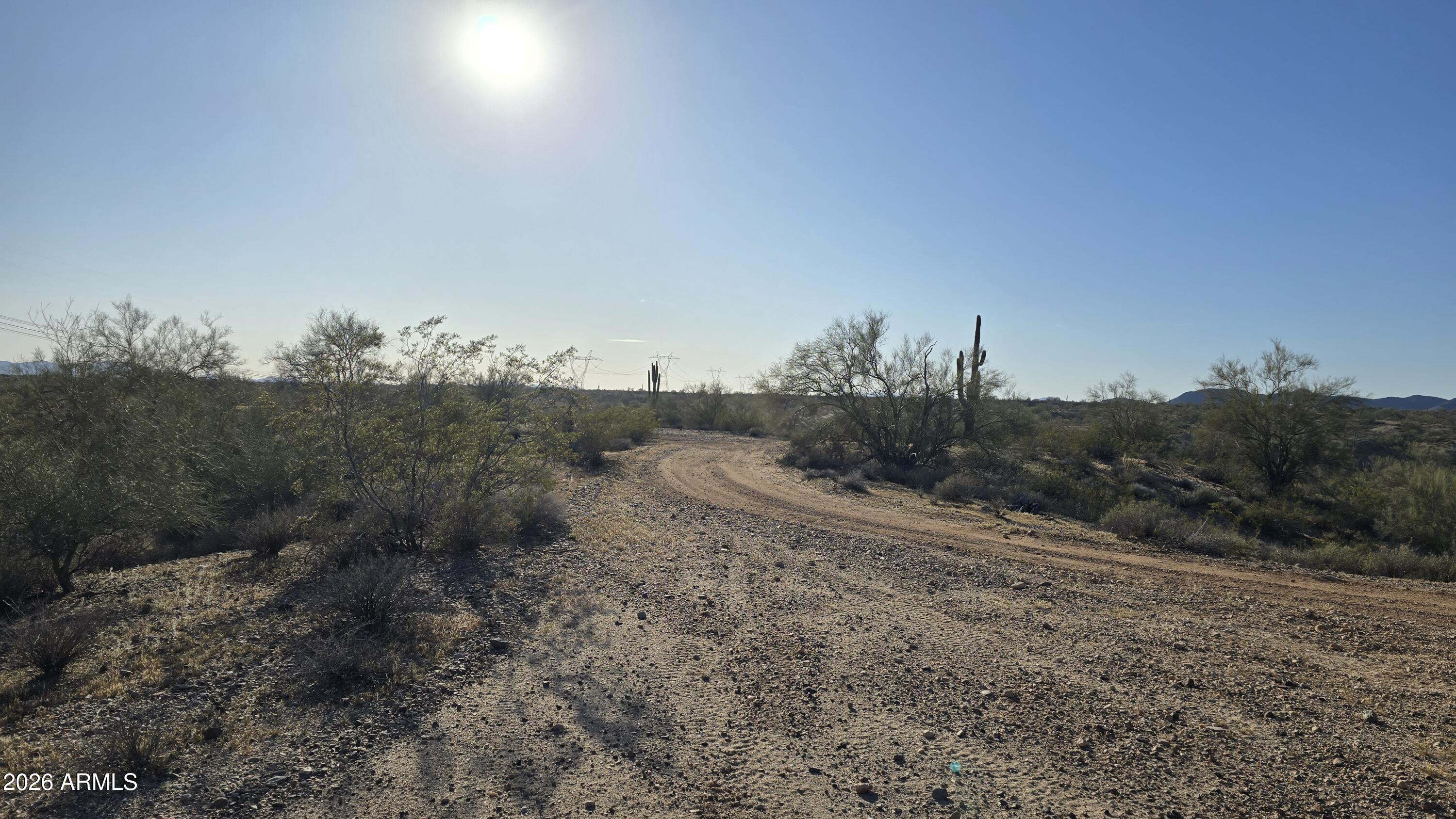 280-xx West Dove Valley Road, Unit 6 PARCELS Wittmann, AZ 85361 - Photo 10 of 25 a view of a rural road with plants