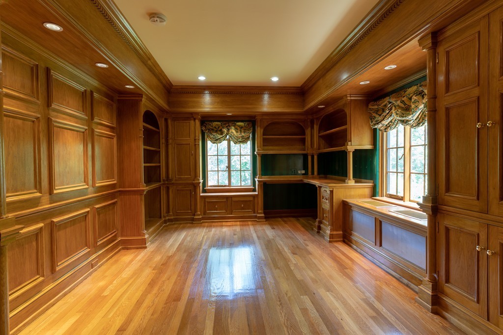 9 Penniman Road Brookline, MA 02445 - Photo 13 of 17 a view of empty room with wooden floor and fan