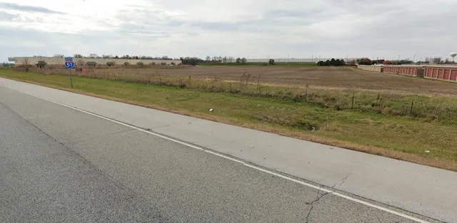 a view of lake with city view