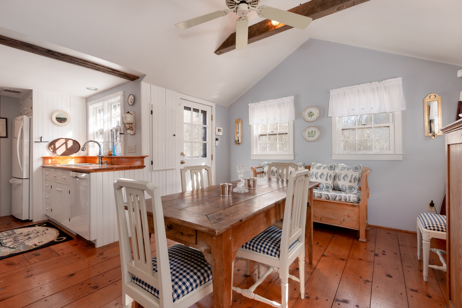 42 North Liberty Street Nantucket, MA 02554 - Photo 13 of 20 a dining room with furniture and wooden floor