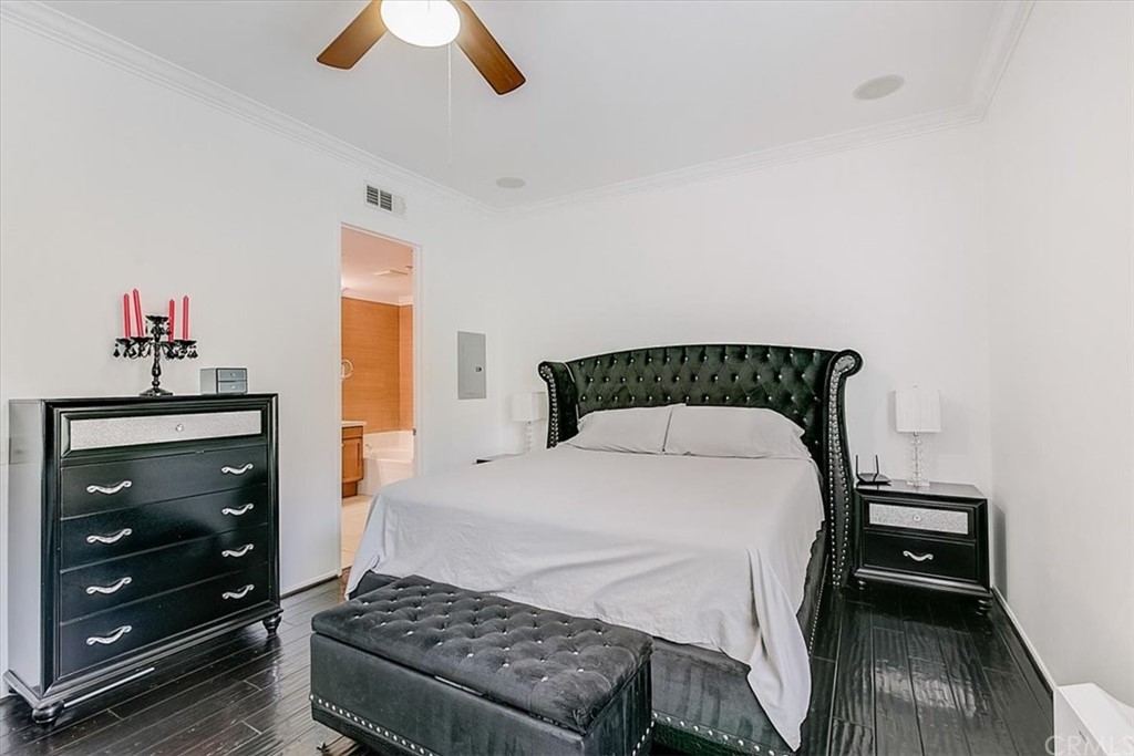 326 District Court Fullerton, CA 92832 - Photo 30 of 41 a bedroom with a bed and a dresser