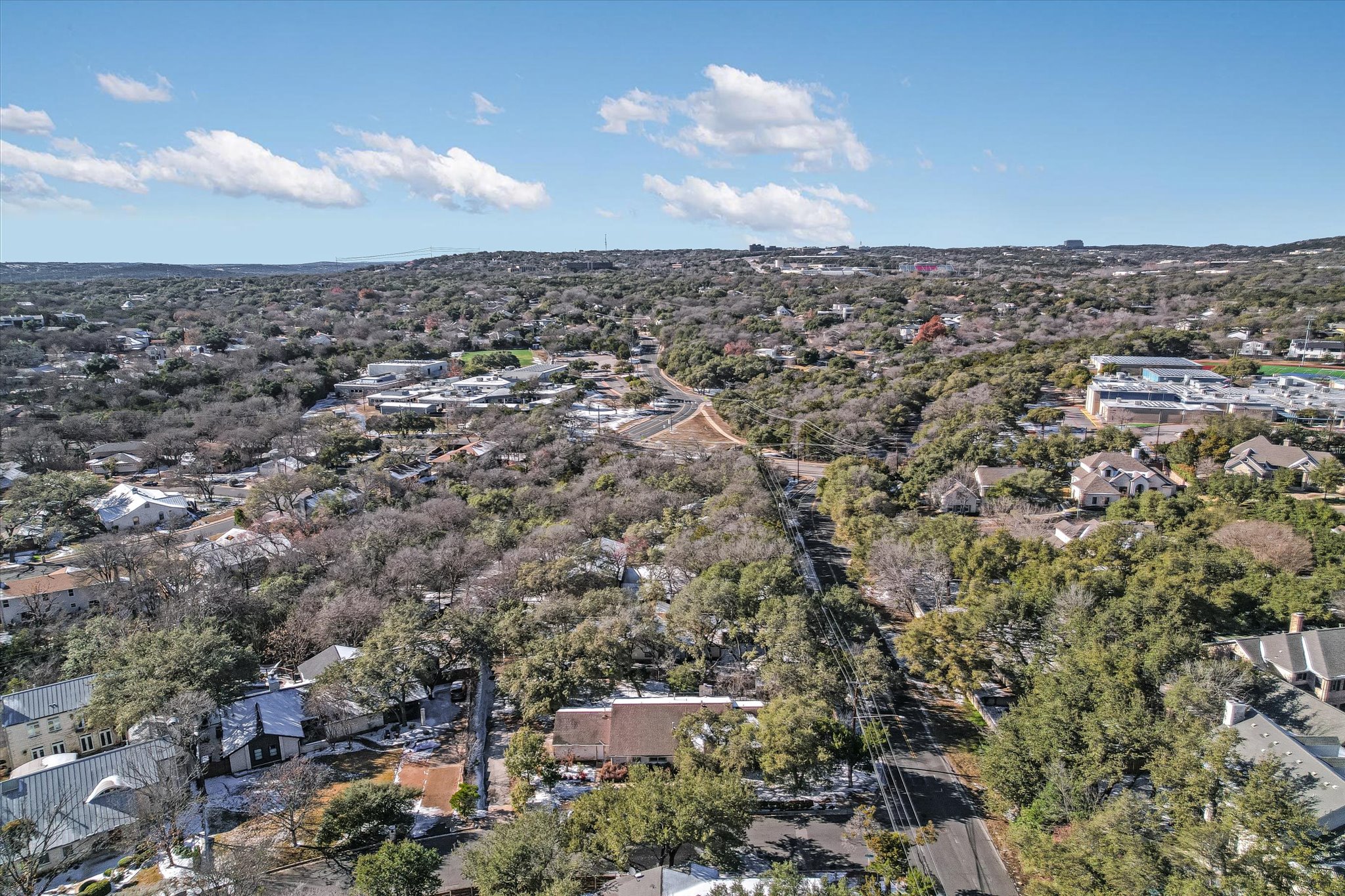 3207 Eanes Circle, Unit A Austin, TX 78746 - Photo 10 of 14 an aerial view of multiple house