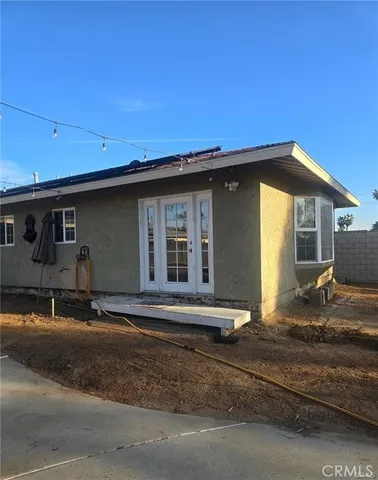 a backyard of a house