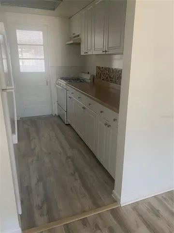 a view of wooden floor