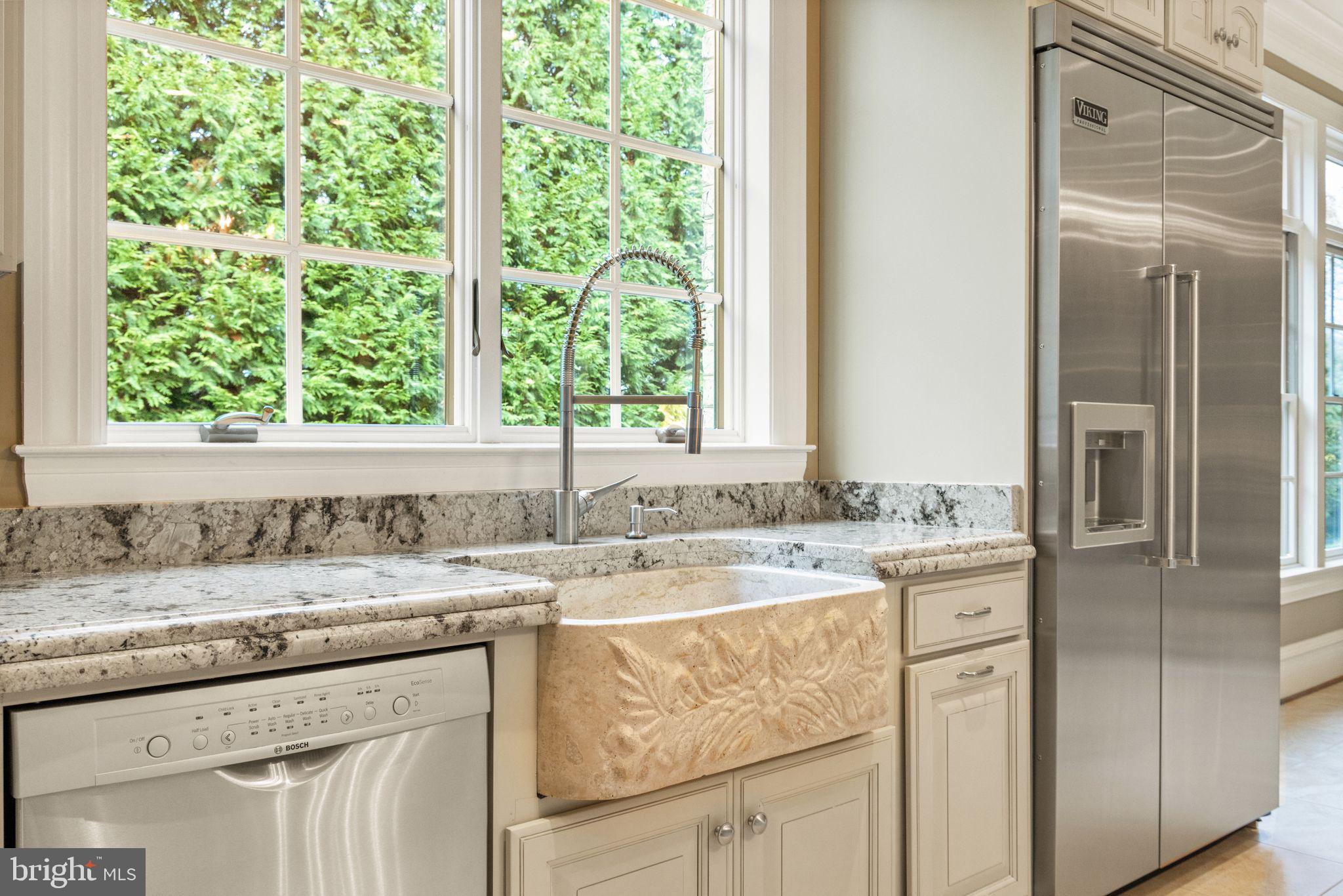 1105 Towlston Road McLean, VA 22102 - Photo 13 of 50 Soapstone sink below beautiful kitchen window