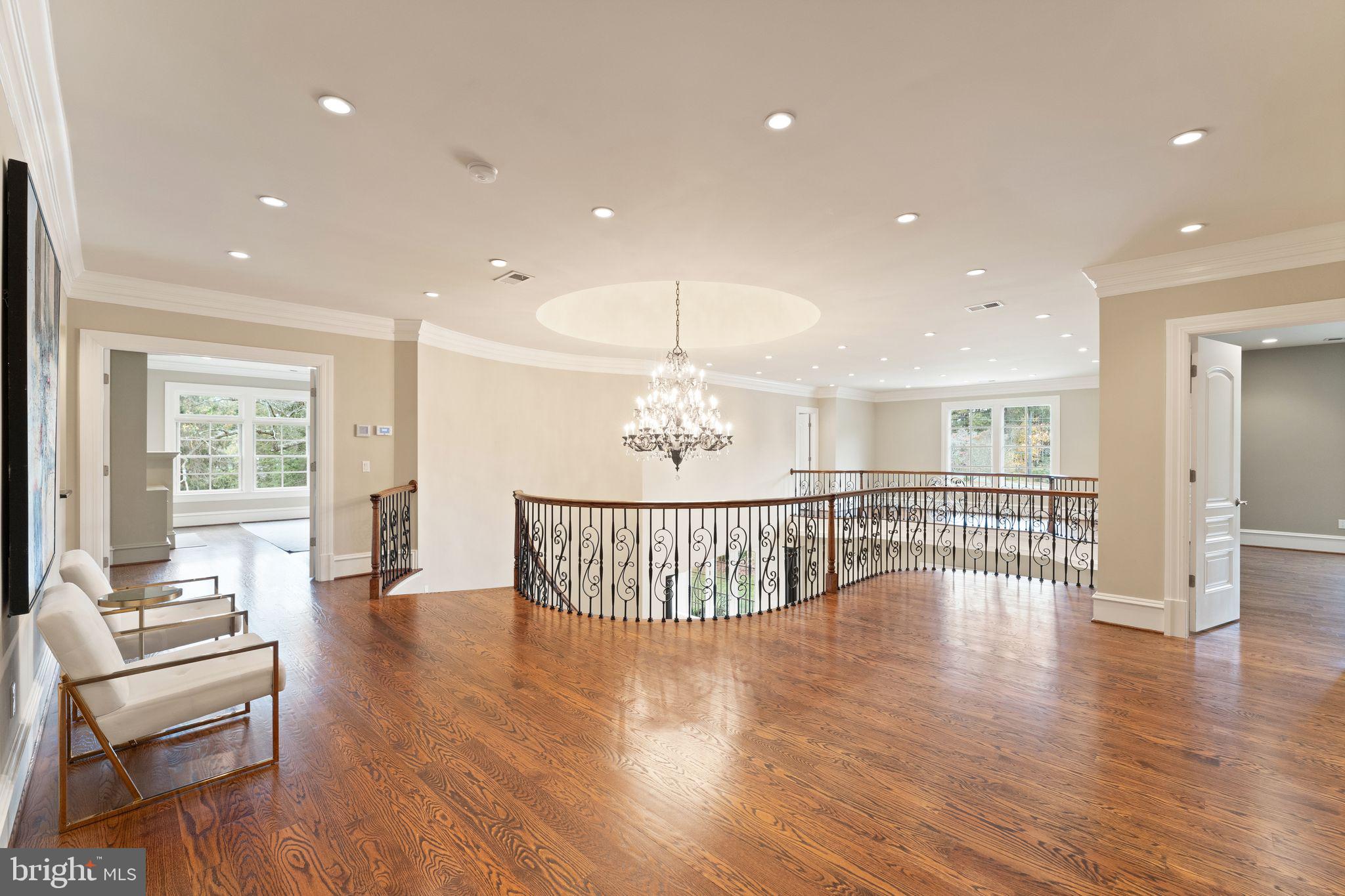 1105 Towlston Road McLean, VA 22102 - Photo 26 of 50 Second level landing w/ view of chandelier