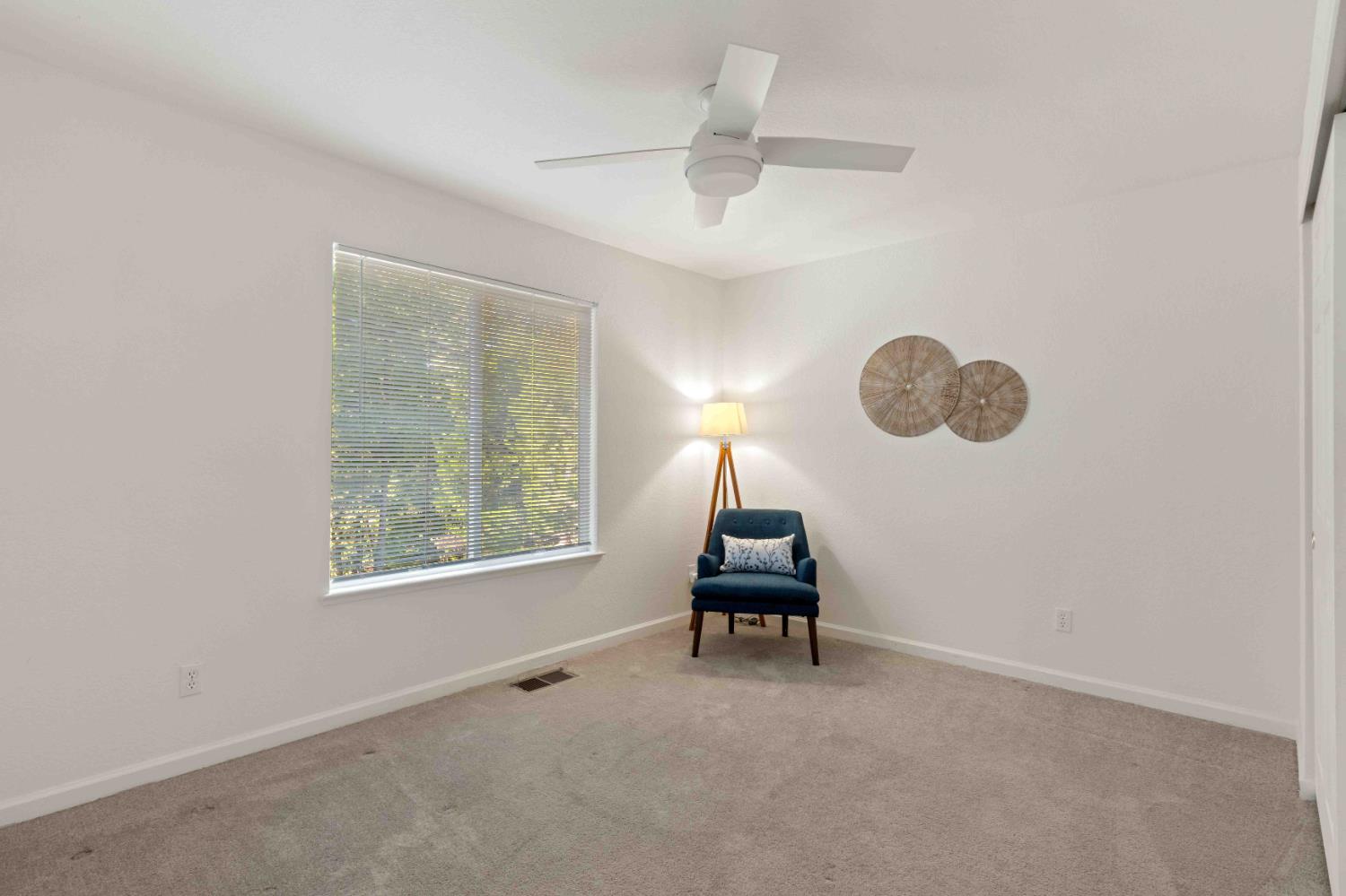 5341 Puerta Del Sol Road Camino, CA 95709 - Photo 21 of 32 an empty room with windows and fan
