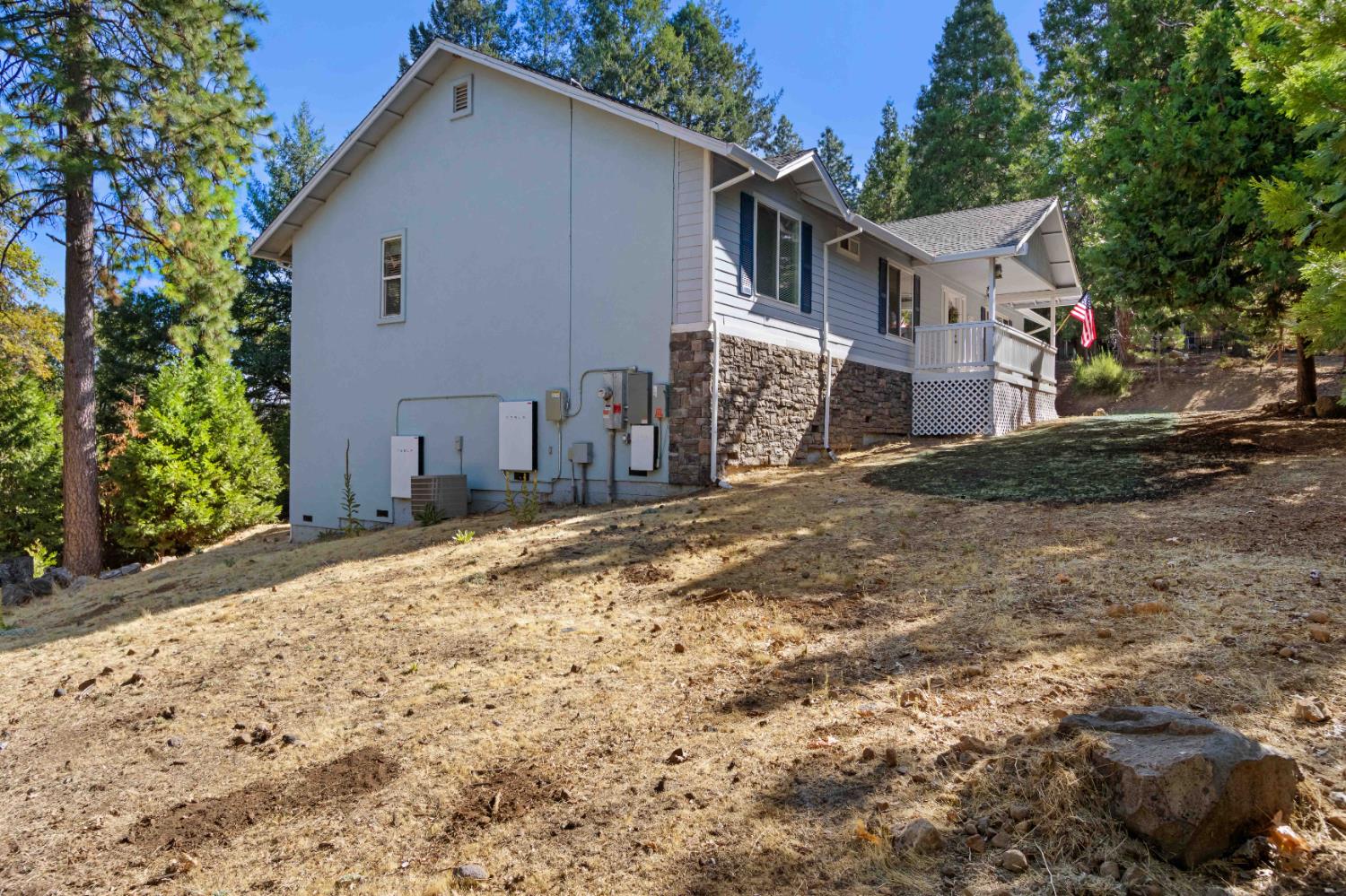 5341 Puerta Del Sol Road Camino, CA 95709 - Photo 30 of 32 a view of a house with a yard