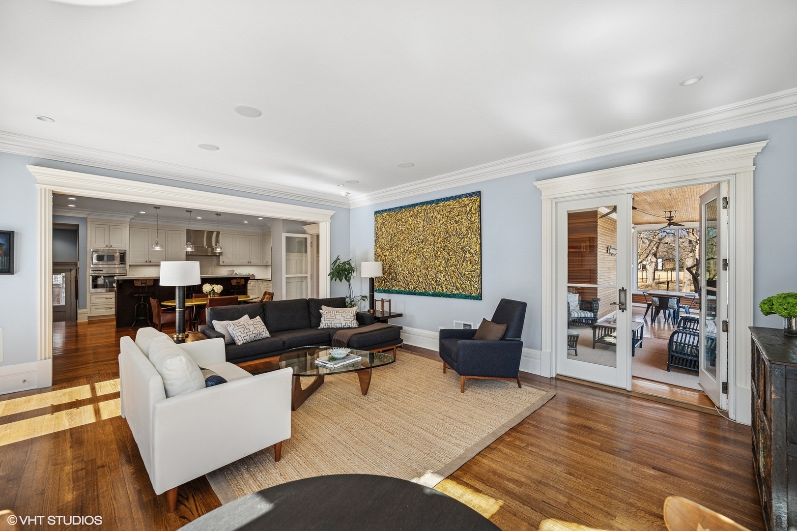 644 Oak Street Winnetka, IL 60093 - Photo 12 of 40 a living room with furniture wooden floor and a window