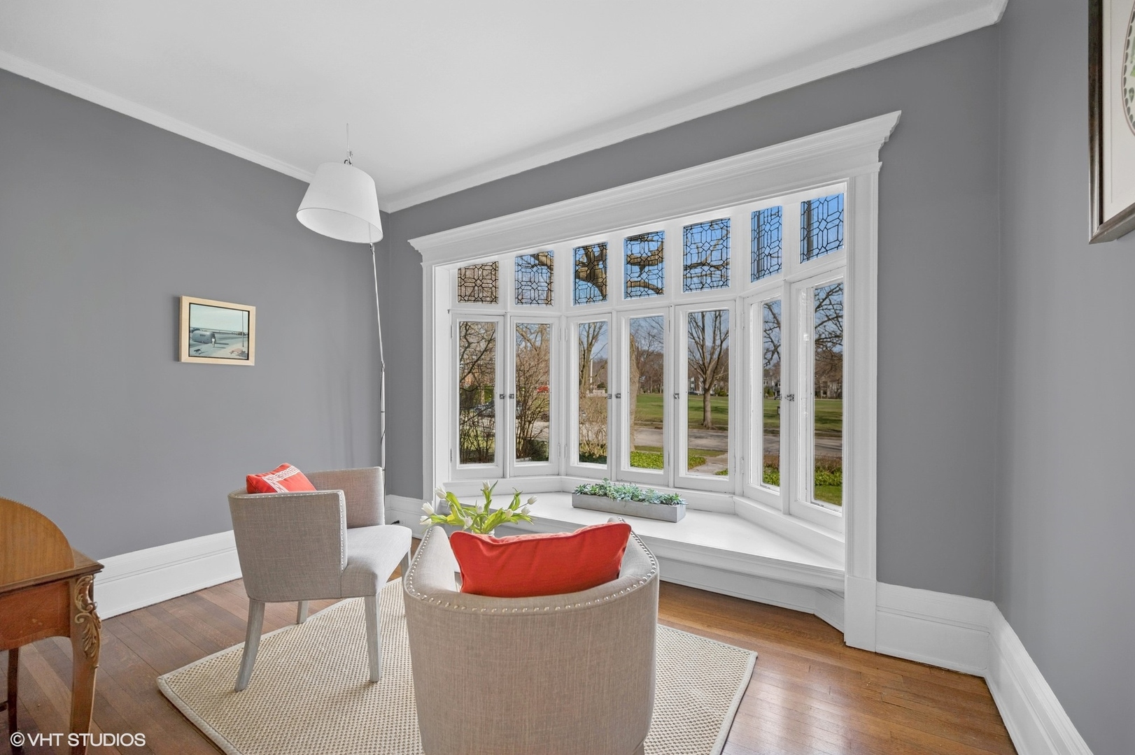 644 Oak Street Winnetka, IL 60093 - Photo 22 of 40 a living room with furniture and a large window