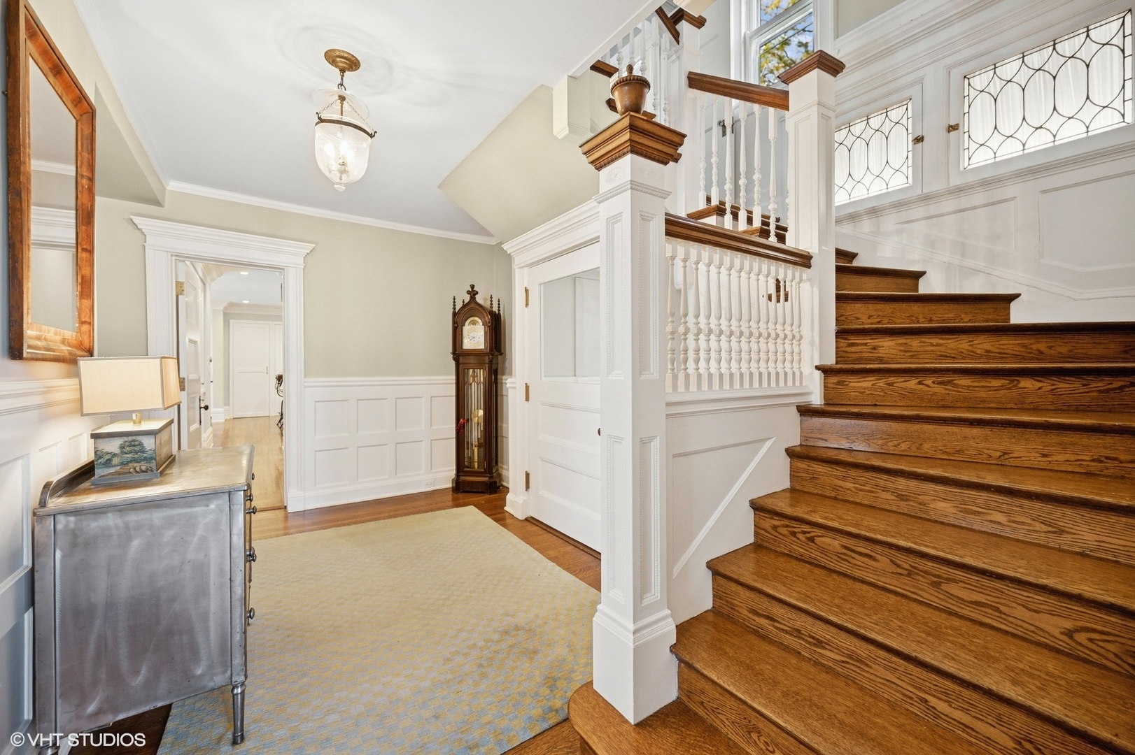 644 Oak Street Winnetka, IL 60093 - Photo 25 of 40 a view of entryway and hall with wooden floor
