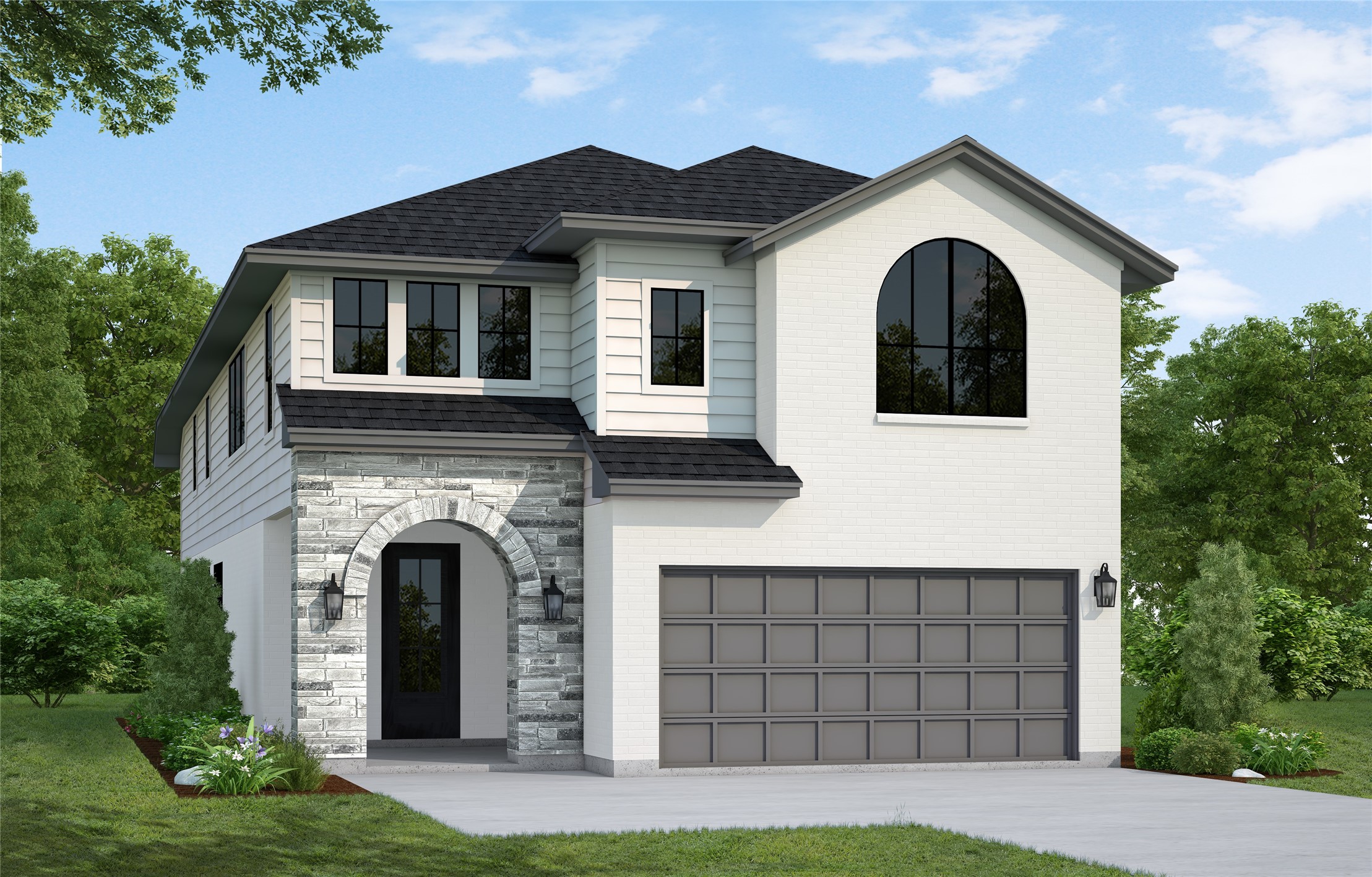 107 Candlelight Rdg Court Richmond, TX 77406 - Photo 1 of 27 Westin Homes *Currently under construction* Dominion plan. Rendering used for illustration purposes.