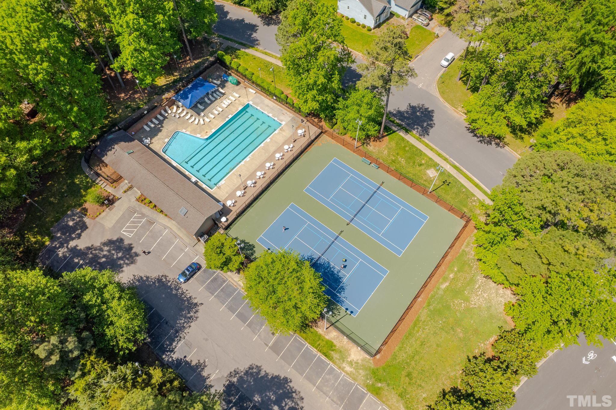 8704 Master Court Raleigh, NC 27615 - Photo 17 of 20 an aerial view of a house