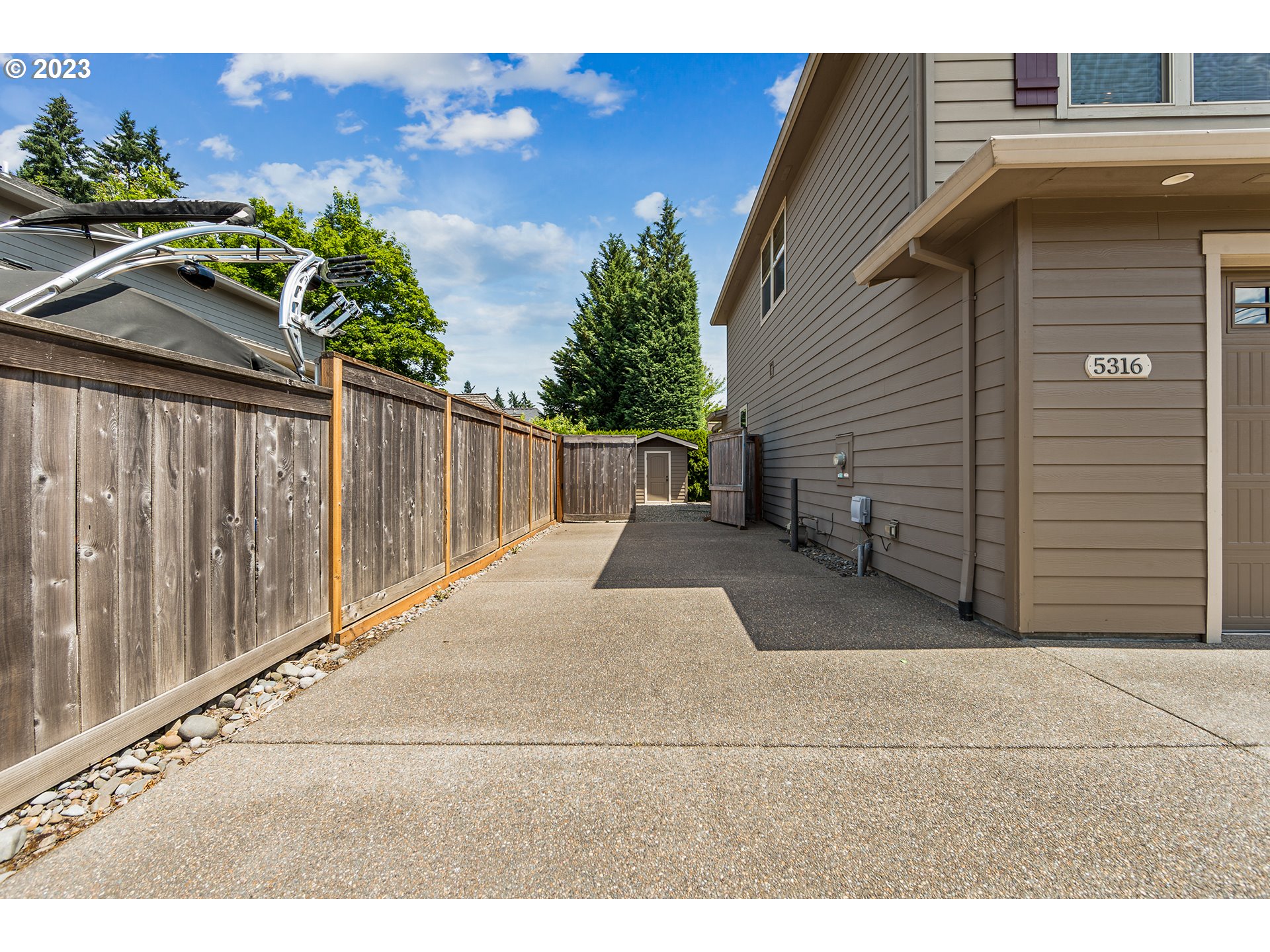 5316 Southwest Childs Road Lake Oswego, OR 97035 - Photo 36 of 42 a view of a backyard