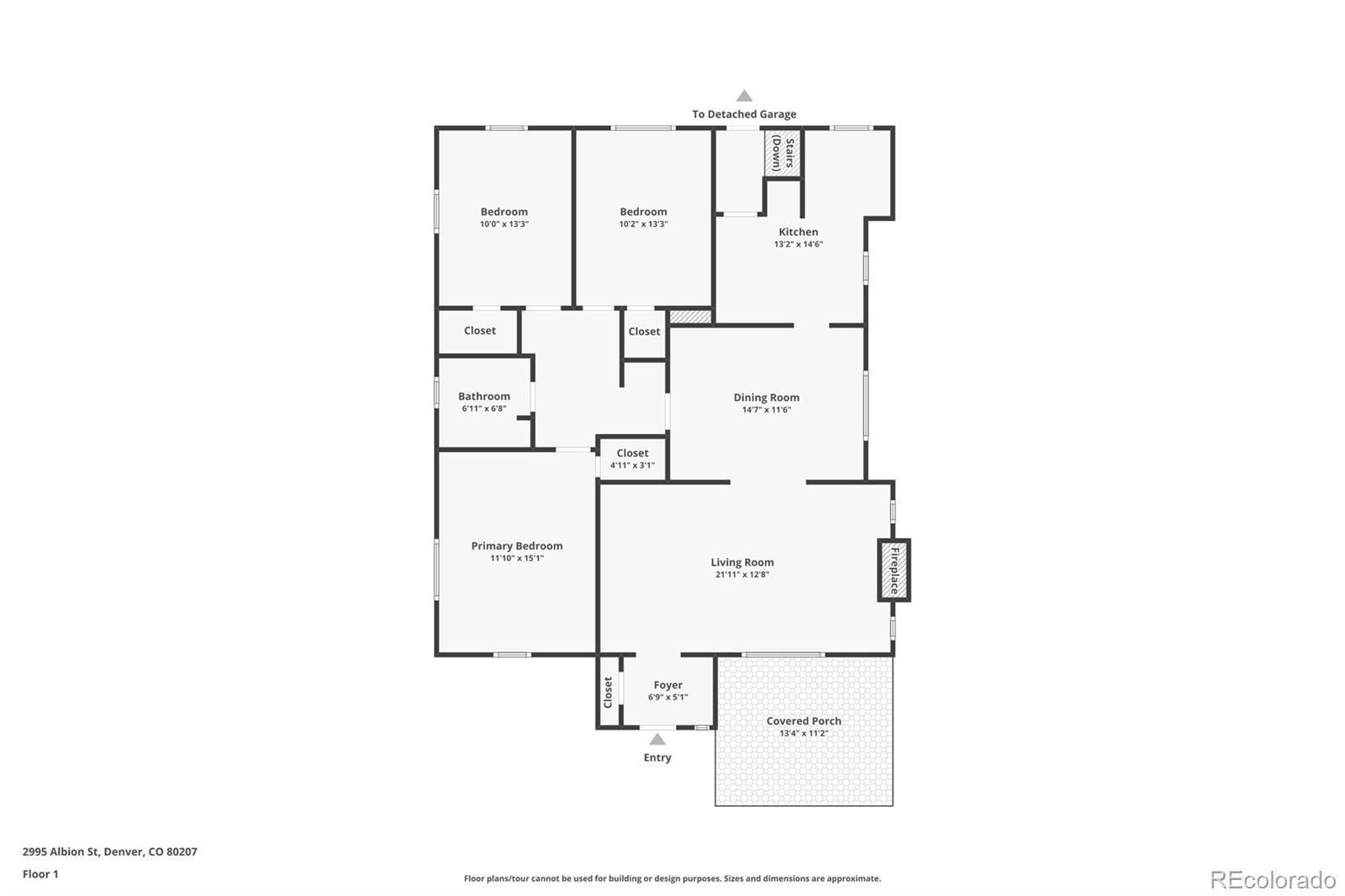 2995 Albion Street Denver, CO 80207 - Photo 34 of 40 a picture of a floor plan