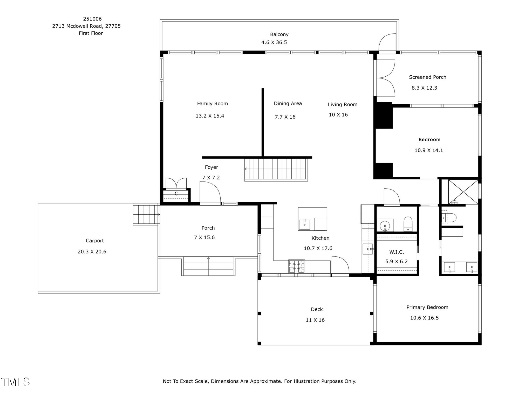 2713 McDowell Road Durham, NC 27705 - Photo 18 of 21 Main Floor