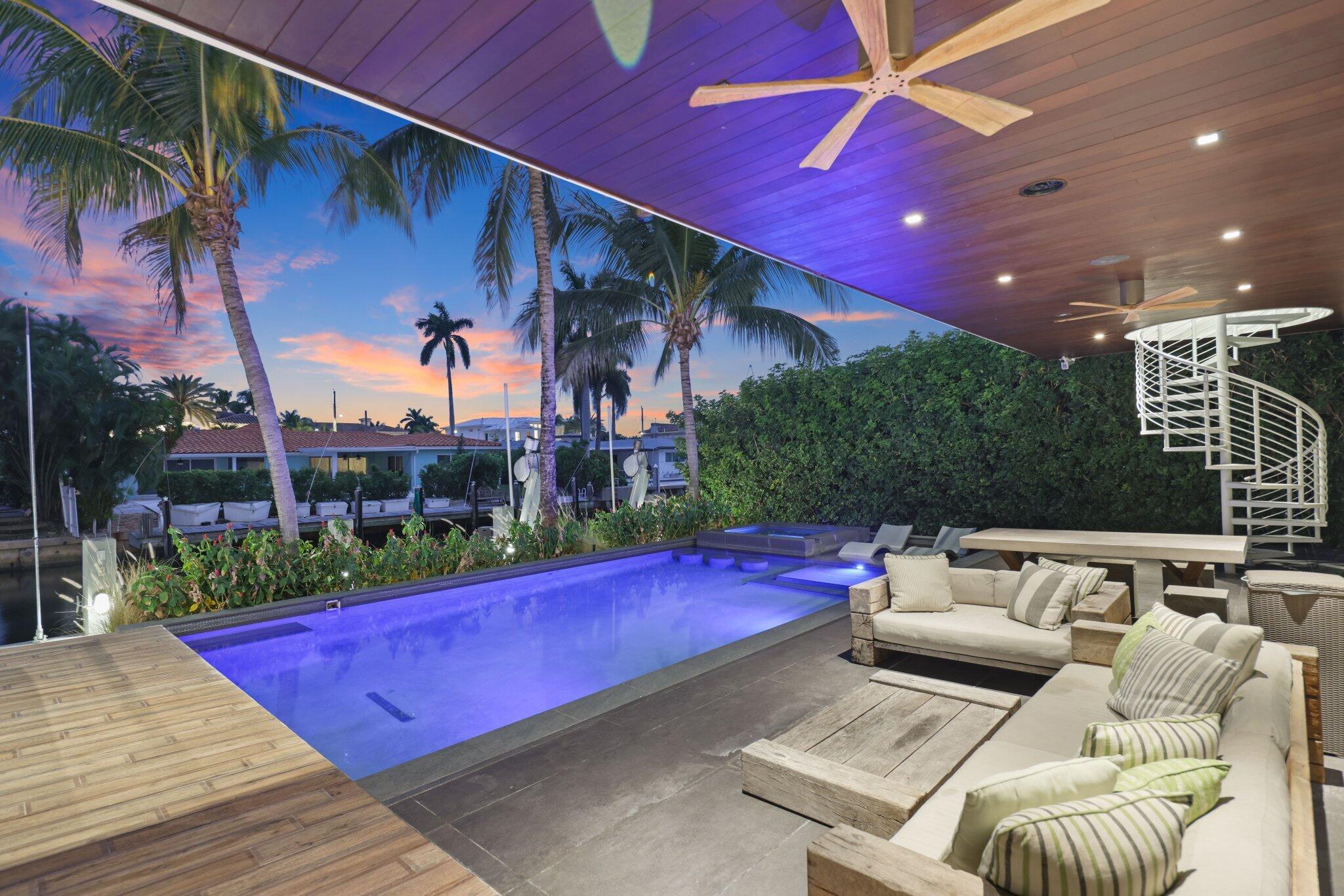 830 Northeast 71st Street Boca Raton, FL 33487 - Photo 44 of 76 Twilight Photography