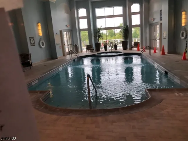 a view of a building with outdoor seating