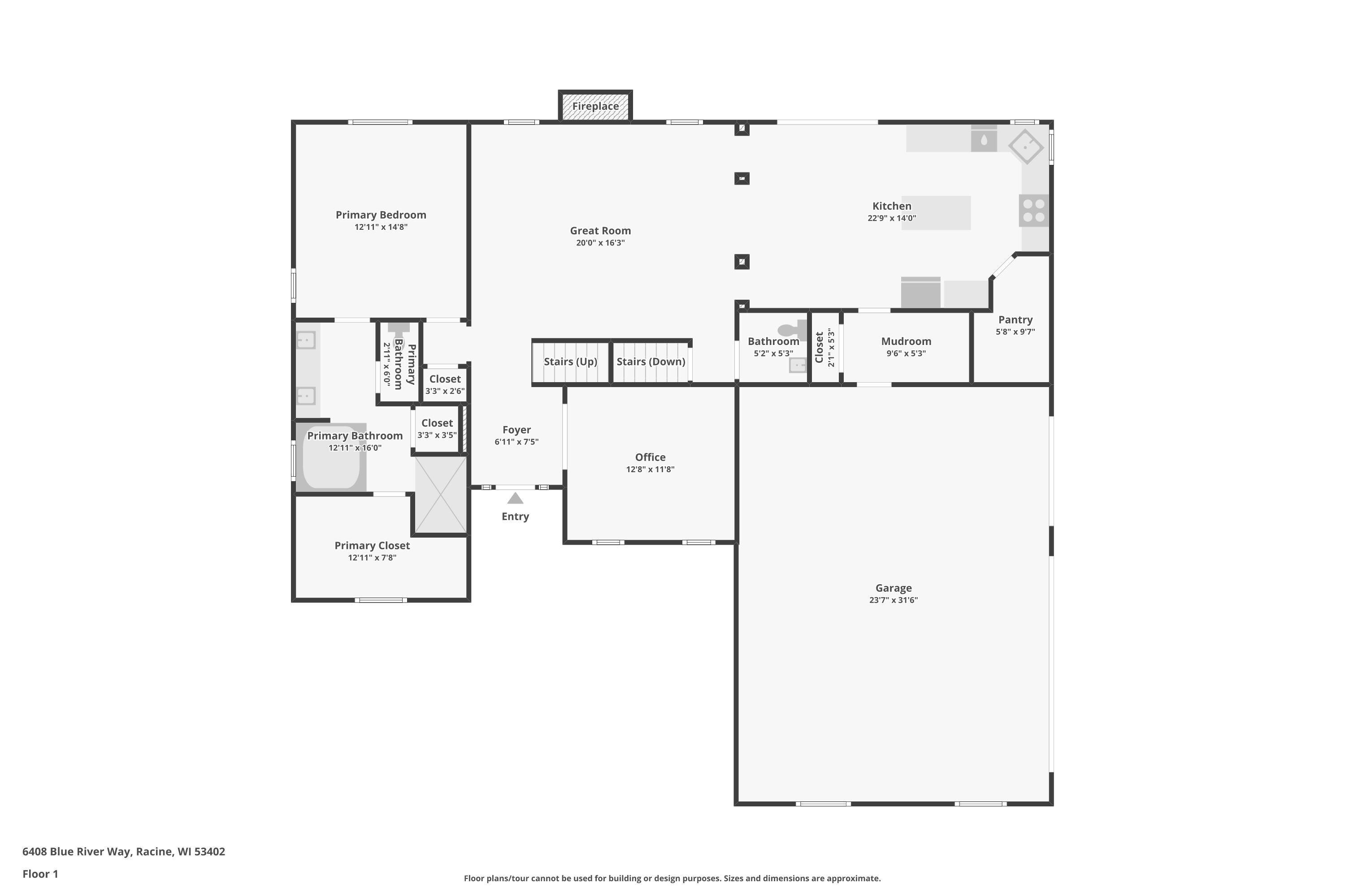 6408 Blue River Way Caledonia, WI 53402 - Photo 2 of 49 Main floor