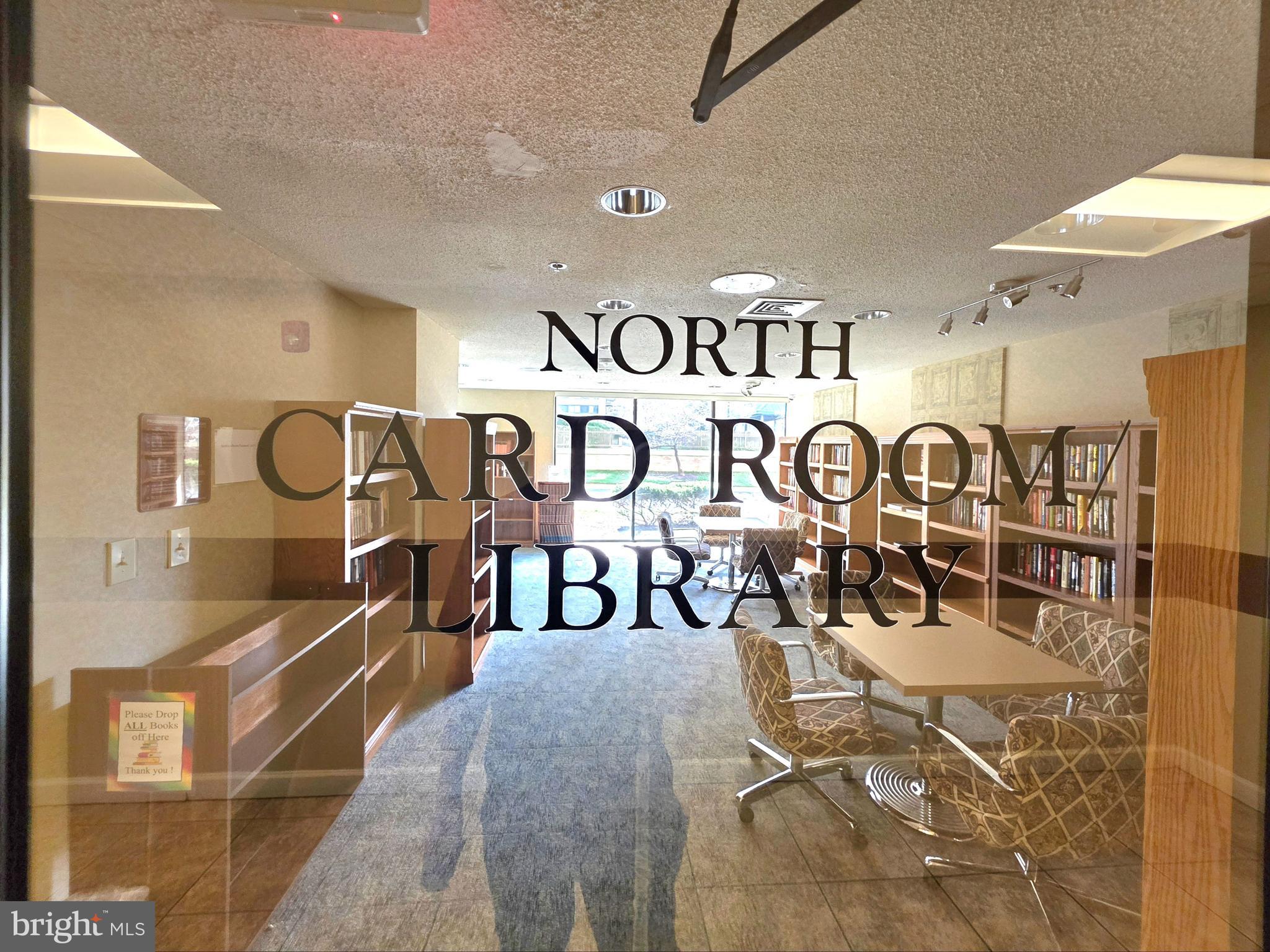 5505 Seminary Road, Unit 1817N Falls Church, VA 22041 - Photo 31 of 33 North Card Room/Library