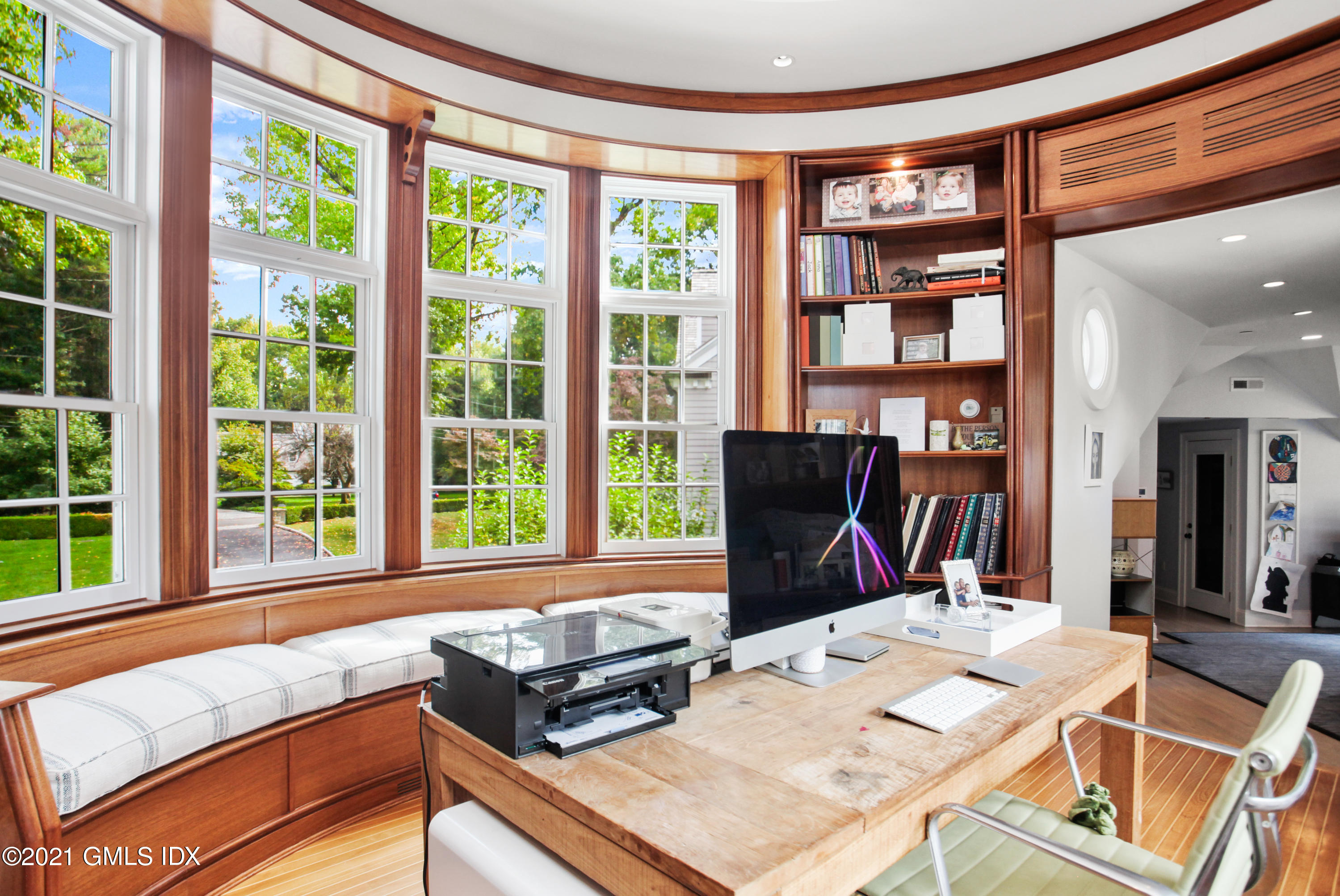 8 Cathlow Drive Riverside, CT 06878 - Photo 24 of 44 a view of a workspace with furniture and a window
