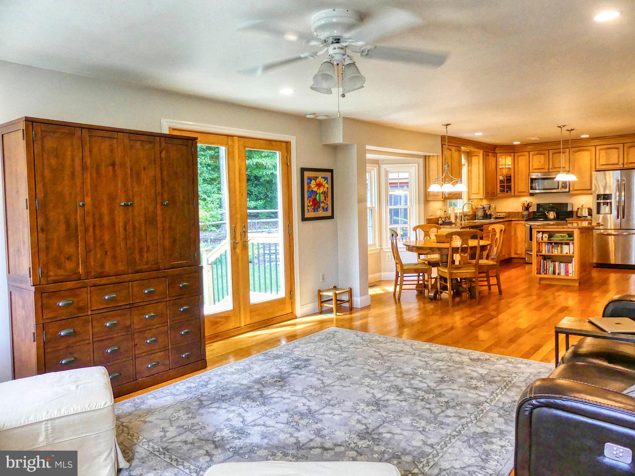 7808 Huntsman Boulevard Springfield, VA 22153 - Photo 20 of 53 View from Family Rm into Kitchen
